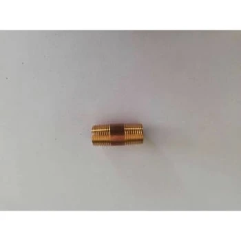 Everbilt 3/8" X 1-1/2" Brass Nipple Package Of 10 3 Everbilt 3/8" X 1-1/2" Brass Nipple Package Of 10