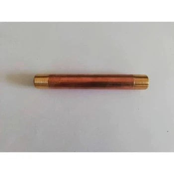 Everbilt 1/2" X 6" Brass Nipple Package Of 10 3 Everbilt 1/2" X 6" Brass Nipple Package Of 10