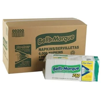 Bellemarque 12" X 12" Luncheon Napkin "white 750 Sheets Case Of 750 3 Bellemarque 12" X 12" Luncheon Napkin "white 750 Sheets Case Of 750