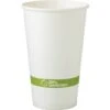 World Centric 16 Ozcompostable Paper Cups W/ Ingeo Lining Case Of 1000 -Gastro Gas 318101 MainProductImage Lg