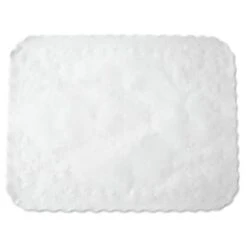 Hoffmaster 36-450 14x19-1/8 Traymat Wht Scallop