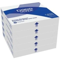Dixie Ultra 12 " X 12 " White Grease Resistant Foodwraps Case Of 5000 -Gastro Gas 318898 DetailedProductView2 Lg