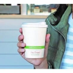 World Centric Cpla Lids For 12ozhot Drink Cups, 1000/case Case Of 1000 -Gastro Gas 319509 DetailedProductView2 Lg