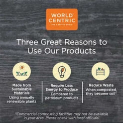 World Centric Cpla Lids For 12ozhot Drink Cups, 1000/case Case Of 1000 -Gastro Gas 319509 DetailedProductView8 Lg