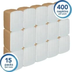 Scott Disposable White 1/8 Fold 2-Ply Paper Dinner Napkins Case Of 6000 -Gastro Gas 319639 DetailedProductView1 Lg