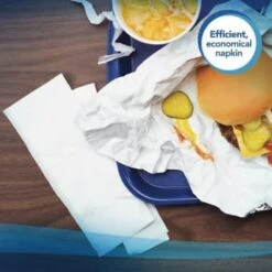 Scott Disposable White 1/8 Fold 2-Ply Paper Dinner Napkins Case Of 6000 -Gastro Gas 319639 DetailedProductView4 Lg