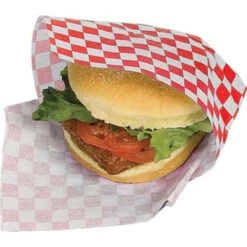 Bagcraft Wrap And Liner Red Check 12 X 12