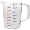 Rubbermaid 2 Qt Clear Polycarbonate Measuring Cup (6-Pack) 2 Rubbermaid 2 Qt Clear Polycarbonate Measuring Cup (6-Pack) -Gastro Gas 553828 V Lg