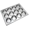 Thunder Group® 12-Cup Aluminum Muffin Pan 14 X 10-3/4 Inches -Gastro Gas 635577 w MainProductImage BUS Lg