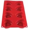 Thunder Group® 2.4 Oz Heart High Heat Silicone Baking Mold With 8-Cavities -Gastro Gas 635665 w MainProductImage BUS Lg