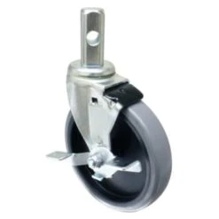 Thunder Group® Heavy-Duty Pan Rack Caster 5 Inches With Lock