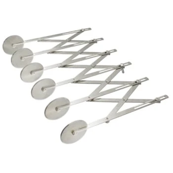 Thunder Group® Stainless Steel 6-Wheel Adjustable Dough Divider 4 Thunder Group® Stainless Steel 6-Wheel Adjustable Dough Divider - Image 2