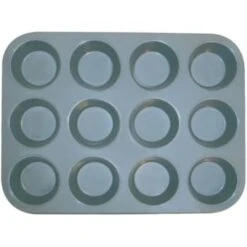 Thunder Group® Carbon Steel 12-Cup Non-Stick Muffin Pan 14 X 10-3/4 Inches