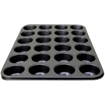 Thunder Group® Carbon Steel 24-Cup Non-Stick Muffin Pan 14 X 20-1/2 Inches 3 Thunder Group® Carbon Steel 24-Cup Non-Stick Muffin Pan 14 X 20-1/2 Inches