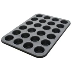 Thunder Group® Steel 24-Cup Non-Stick Mini-Size Muffin Pan 15-1/4 X 10-1/2 Inches