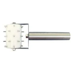 Thunder Group® Stainless Steel Plastic Handle Half-Size Roller Docker