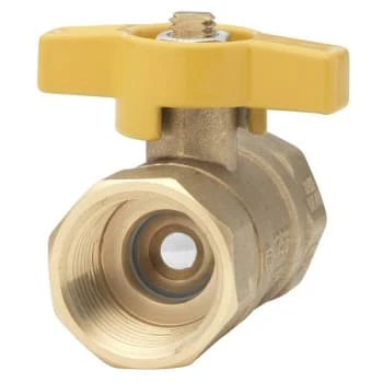 Dormont® Fip Brass Gas Ball Valve, 3/4" Fip X 3/4" Fip 4 Dormont® Fip Brass Gas Ball Valve, 3/4" Fip X 3/4" Fip - Image 2