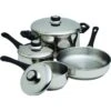 GENERIC 7-Piece Stainless Steel Cooking Pot/pan Set (2-Case) -Gastro Gas 752515 K Lg