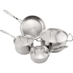 GENERIC 7 Piece Pro-Ware Stainless Steel Cookware Set Case Of 2