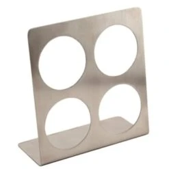 Empire K-Cup Holder-Straight Edge, Brushed Finish, Stainless Steel, Case Of 24