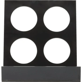 GENERIC 4 Hole K-Cup Holder Black Plastic Package Of 12 3 GENERIC 4 Hole K-Cup Holder Black Plastic Package Of 12